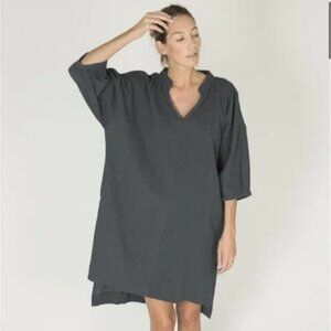 Ilana Kohn Avery Dress Charcoal Grey XS
